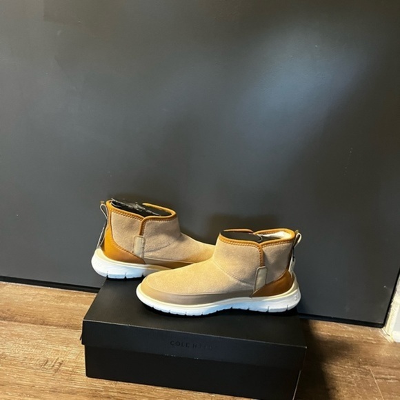 Cole haan zerogrand water resistant wr birch suede bootie - Picture 10 of 11